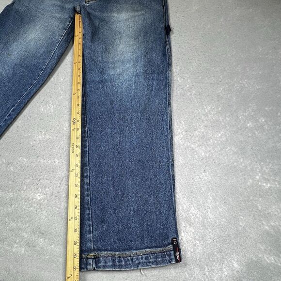 Vintage Esco Willie 90s Y2K Jeans Mens 36 Blue Wide Baggy Jeans Denim Pockets - Picture 11 of 15